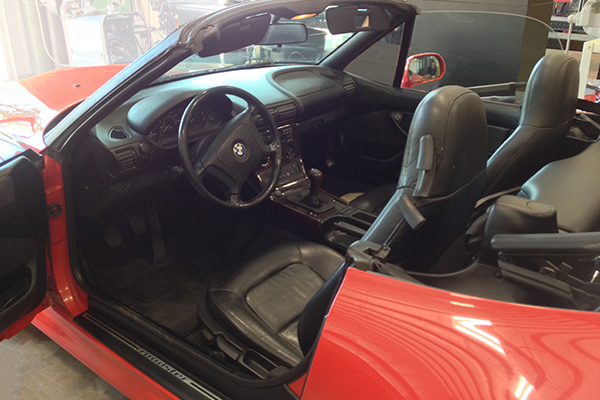 97 BMW interior