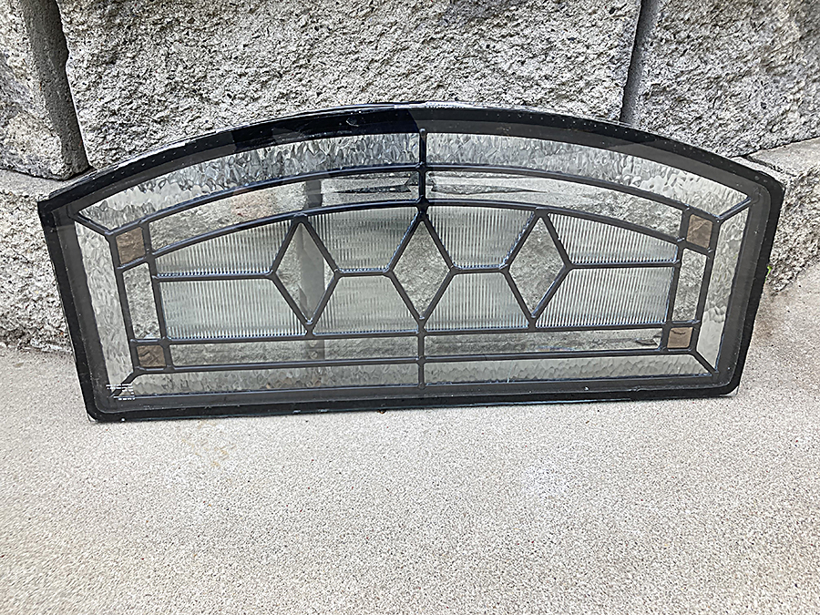 Arched Leaded Glass Window
